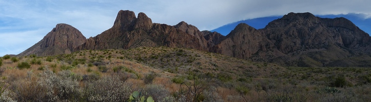 Mountain foothills panoramic